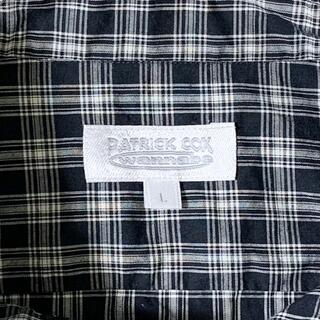 PATRICK COX(UK)パッチドコットンチェックシャツ