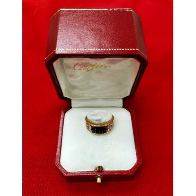 ネット限定】 カルティエ Cartier ディアボロリング サイズ52 K18 ダイヤモンド サファイア リング(指輪) 