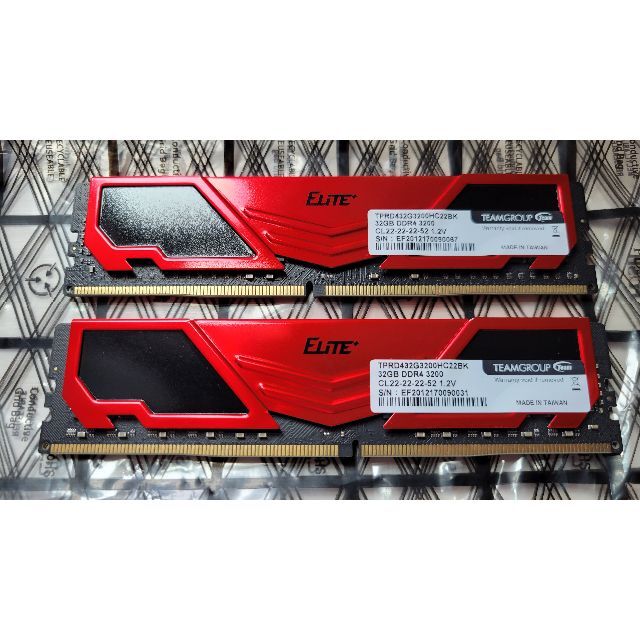 DDR4 3200MHz デスクトップ用DDR4メモリ 32GB2枚 合計64G