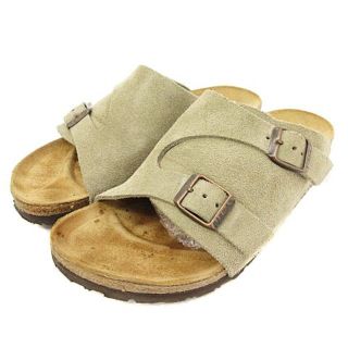 ビルケンシュトック(BIRKENSTOCK)のビルケンシュトック チューリッヒ サンダル スエード 050463 24.5(サンダル)