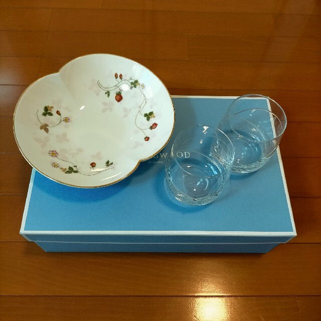 WEDGWOOD ウェッジウッド 食器 ペアグラス お皿 セットインテリア/住まい/日用品