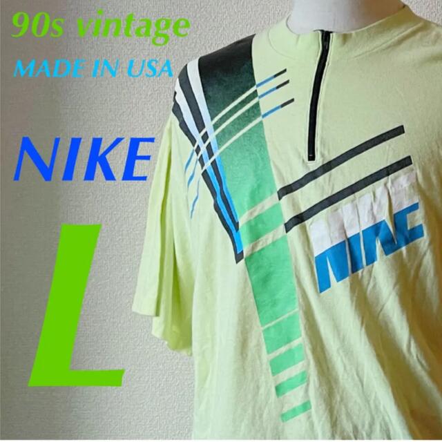 NIKE(ナイキ)のレア！ 90s ビンテージ アメリカ製 ナイキ プリント Tシャツ メンズのトップス(Tシャツ/カットソー(半袖/袖なし))の商品写真