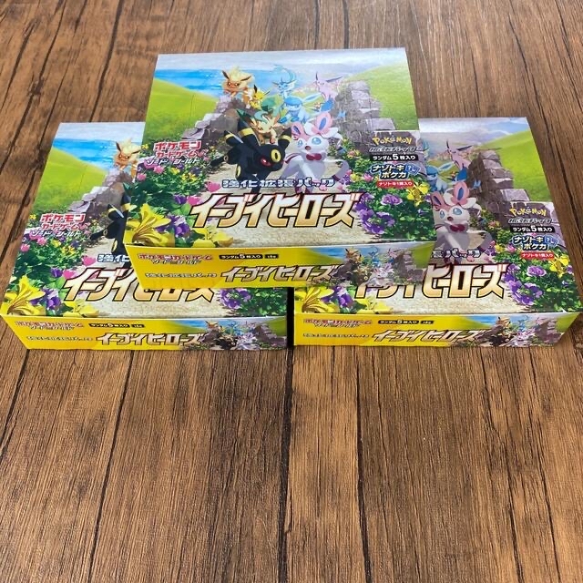 ポケモン - イーブイヒーローズ 3BOX シュリンク無しの通販 by sho ...