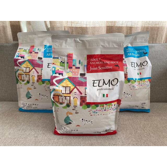 ELMO リッチインチキン&サーモン･ライス　3kg×3 その他のペット用品(ペットフード)の商品写真