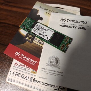 トランセンド(Transcend)のm.2 ssd TS64GMTS800 64gb(PCパーツ)