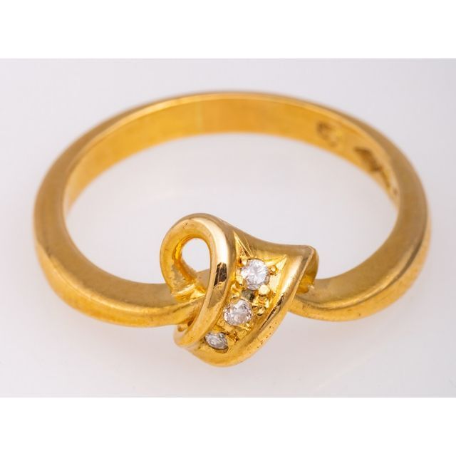 和光 K18 ダイヤモンド リング 品番w21-251 レディースのアクセサリー(リング(指輪))の商品写真