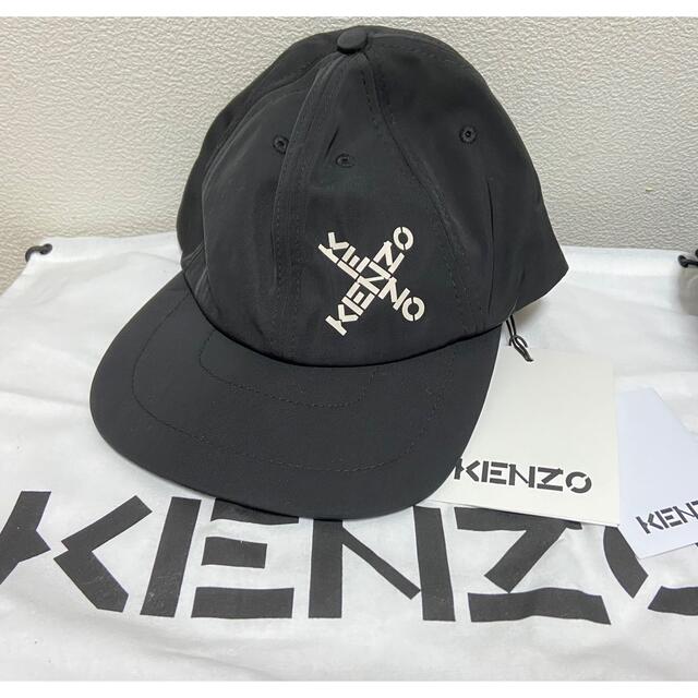 KENZO(ケンゾー)の【KENZO 】ケンゾー ロゴ　キャップ  ブラック メンズの帽子(キャップ)の商品写真