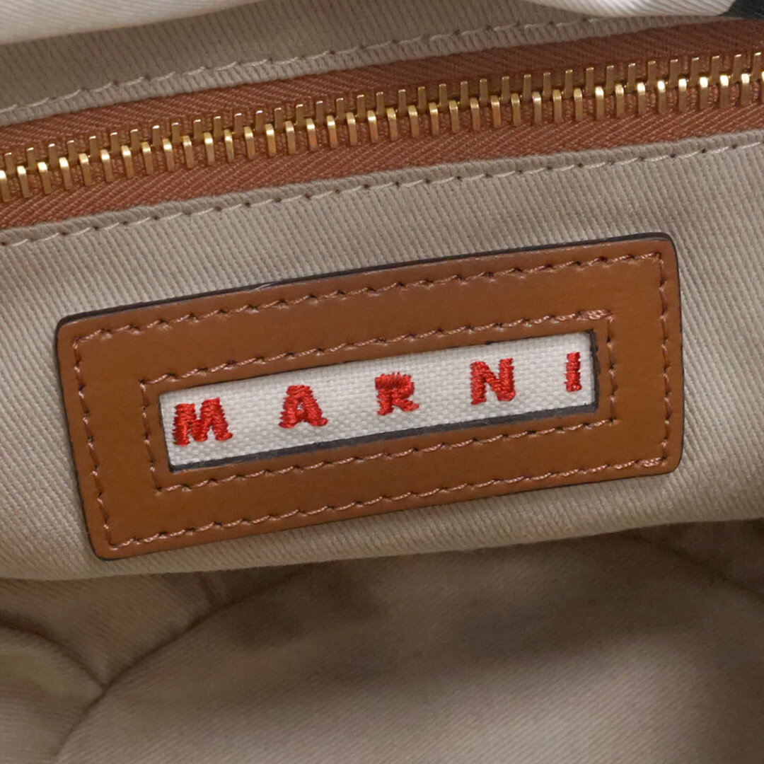 イタリア製 MARNI マルニ トロピカルプリント バスケットバッグ メッシュ