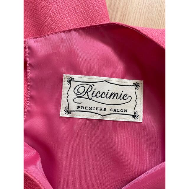 Riccimie New York(リッチミーニューヨーク)のピンク　ノースリーブワンピース レディースのワンピース(ひざ丈ワンピース)の商品写真