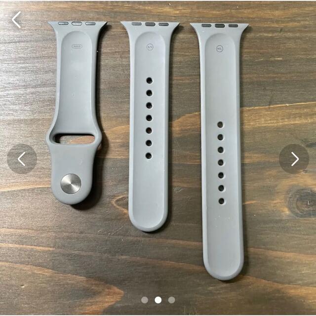 ［新品］Apple Watch純正スポーツバンド(42・44mm用)/グレー