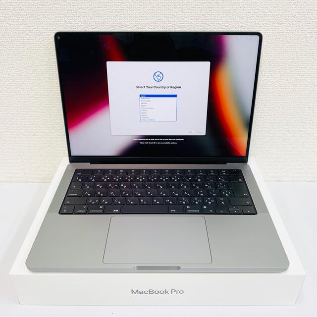 Mac (Apple)(マック)のMacBook Pro 2021 14インチ M1 Pro 16GB 1TB スマホ/家電/カメラのPC/タブレット(ノートPC)の商品写真