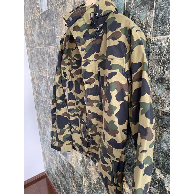 ホット a bathing ape Gore-Tex カモフラナイロンジャケット XL