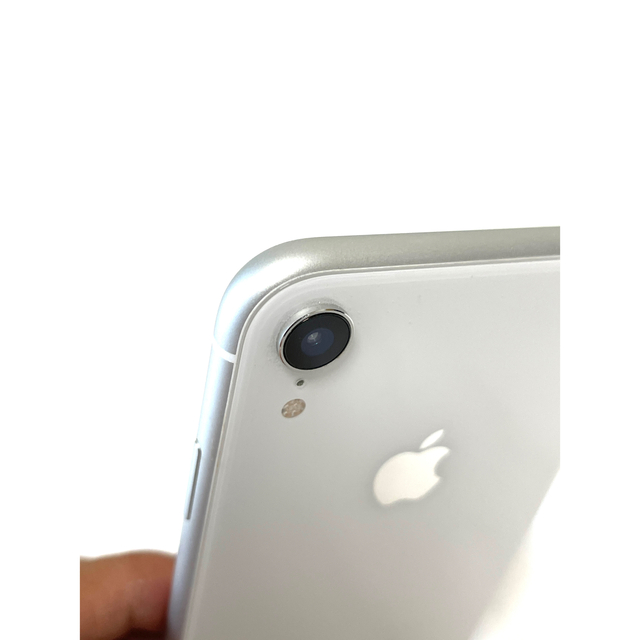 美品SIMフリー APPLE iPhone XR 128GB ホワイト