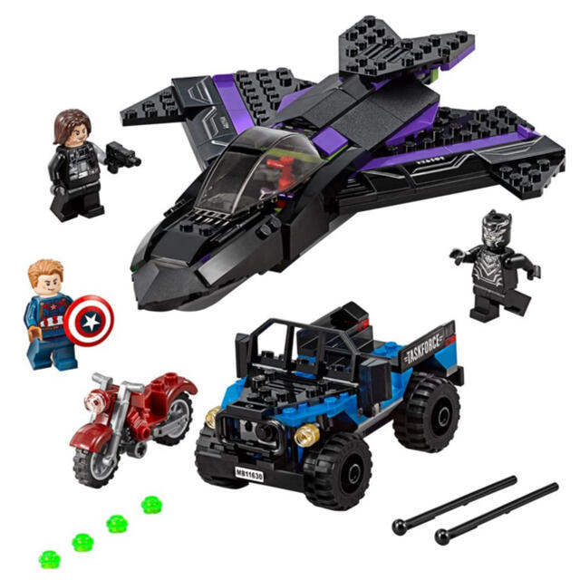 Lego(レゴ)のLEGO 76047 スーパー・ヒーローズ ブラック・パンサーの追跡 キッズ/ベビー/マタニティのおもちゃ(積み木/ブロック)の商品写真