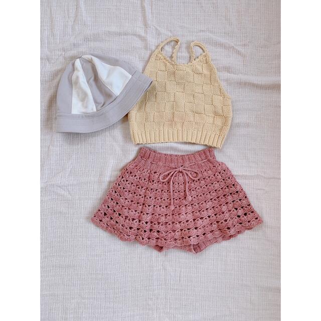 Misha and puff Crochet Skating Skirtキッズ/ベビー/マタニティ