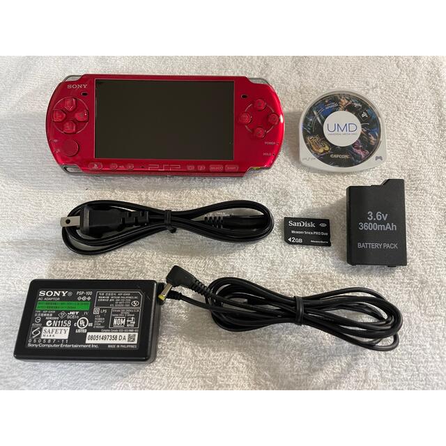 ☆良品☆ PSP-3000  ラディアントレッド