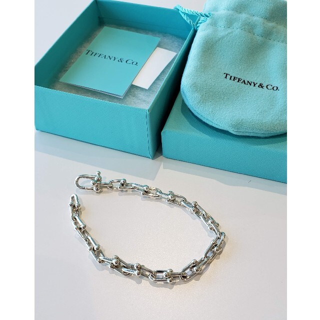 最安値に挑戦】 Tiffany & Mサイズ ハードウェアブレスレット Tiffany