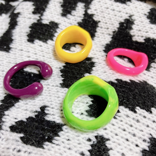 UNIF(ユニフ)のAcryl rings レディースのアクセサリー(リング(指輪))の商品写真