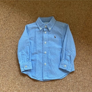 ラルフローレン(Ralph Lauren)のラルフローレン 長袖シャツ　12M 80サイズ　新品未使用(Tシャツ/カットソー)