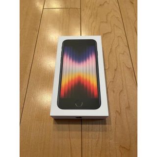 アイフォーン(iPhone)のiPhone SE3 第3世代 64GB ミッドナイト ブラック 未使用(スマートフォン本体)