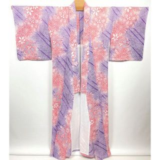 浴衣 有松絞り 菖蒲 杜若 総手縫い 総絞り 花繋ぎ 浴衣/水着 浴衣