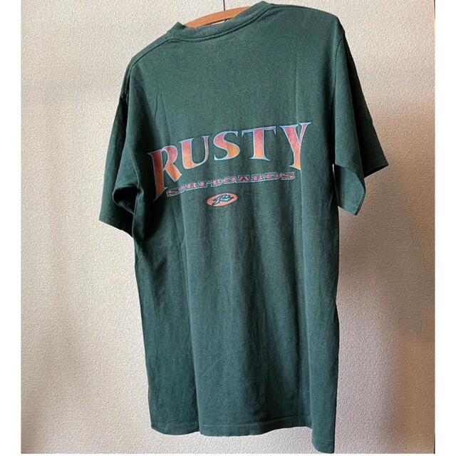 RUSTY(ラスティ)のレア！ 90s ビンテージ アメリカ製 RUSTY ラスティ サーフ Tシャツ メンズのトップス(Tシャツ/カットソー(半袖/袖なし))の商品写真
