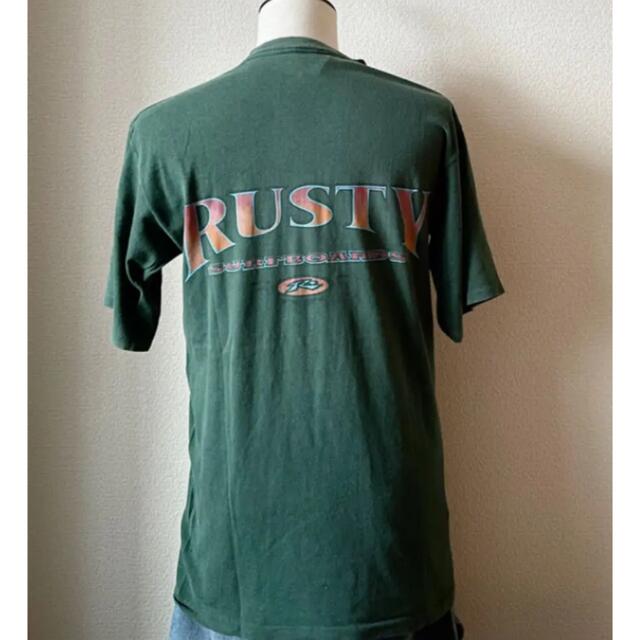 RUSTY(ラスティ)のレア！ 90s ビンテージ アメリカ製 RUSTY ラスティ サーフ Tシャツ メンズのトップス(Tシャツ/カットソー(半袖/袖なし))の商品写真