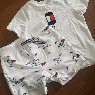 トミーヒルフィガー(TOMMY HILFIGER)のトミー　半袖半ズボン　上下セット(Tシャツ/カットソー)