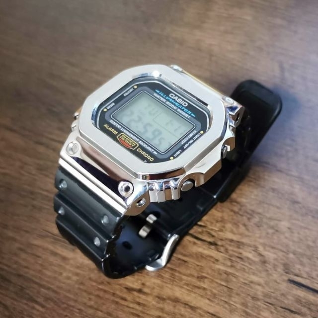 G-SHOCK カスタム用 メタルベゼル『シルバー』- 5600系 メンズの時計(その他)の商品写真