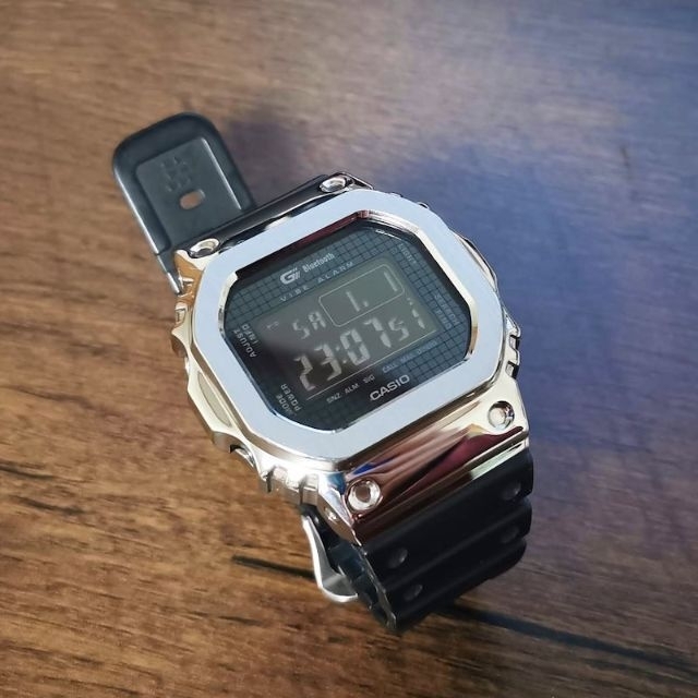 G-SHOCK カスタム用 メタルベゼル『シルバー』- 5600系 メンズの時計(その他)の商品写真