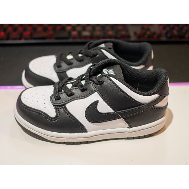 Nike TD Dunk Low "White/Black"【16.0cm】