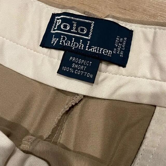 POLO RALPH LAUREN(ポロラルフローレン)のレア！ ラルフローレン チノ ハーフパンツ ショートパンツ メンズ メンズのパンツ(ショートパンツ)の商品写真