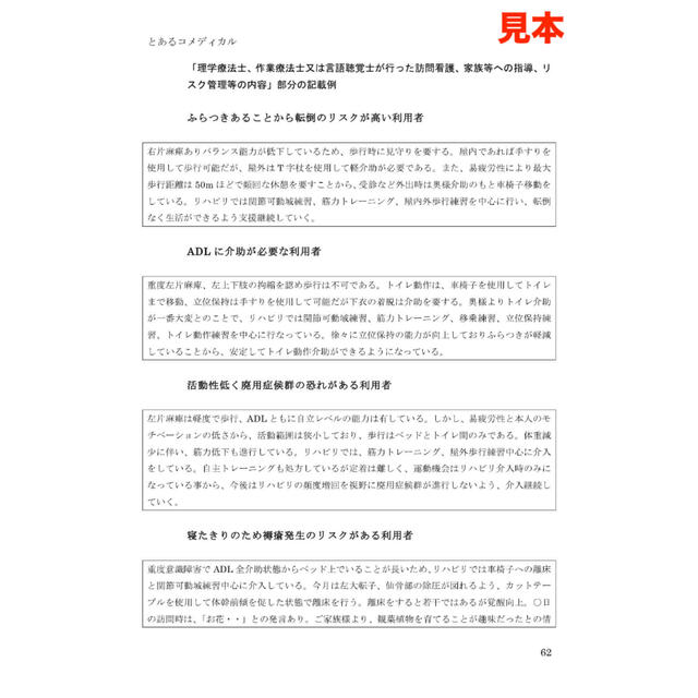 【２冊セット】訪問看護報告書＋訪問看護計画書のルールと記載例