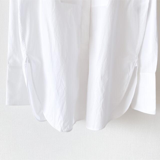 CELINE（セリーヌ）/ フィービー期 ノーカラータキシードシャツ 白