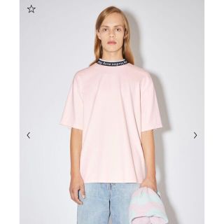 アクネストゥディオズ(Acne Studios)のacne studios ネックロゴ Tシャツ(Tシャツ/カットソー(半袖/袖なし))