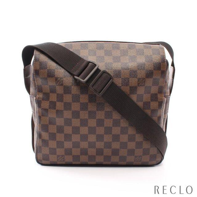 LOUIS VUITTON - ルイヴィトン ナヴィグリオ ダミエエベヌ ショルダーバッグ PVC レザーの通販 by RECLOラクマ店（リ