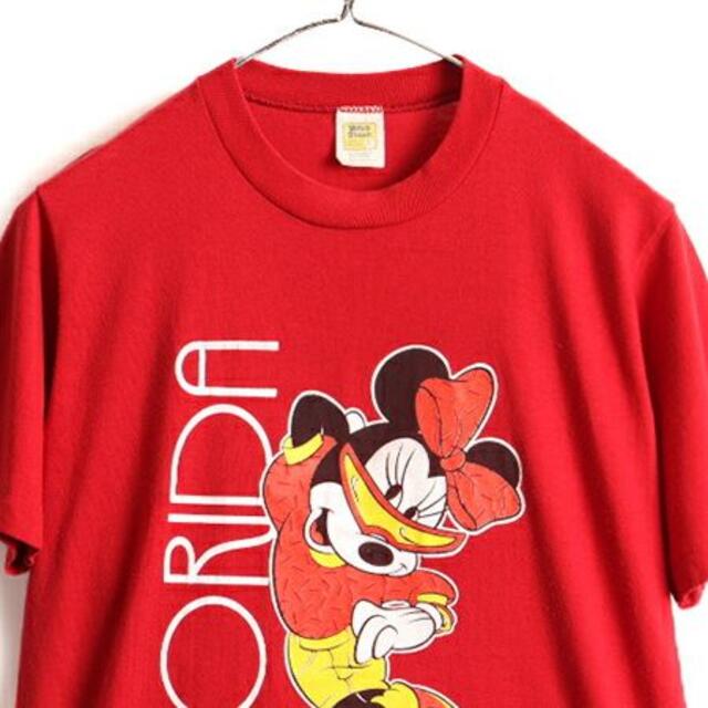 70s 80s USA製 □ ディズニー オフィシャル ミニーマウス プリント の