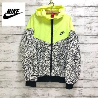 ナイキ(NIKE)のNIKE◆ナイキ ナイロンジャケット　イエロー　赤タグ　メッシュ(ナイロンジャケット)