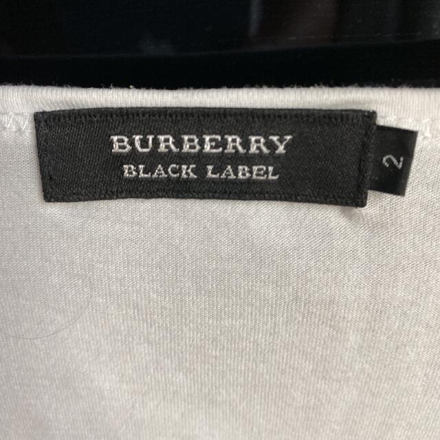BURBERRY BLACK LABEL(バーバリーブラックレーベル)のバーバリーブラックレーベル　カットソー メンズのトップス(Tシャツ/カットソー(七分/長袖))の商品写真