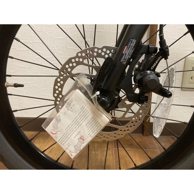 美車！未使用品 RITEWAY ライトウェイ GLACIER L 黒 ミニベロ スポーツ/アウトドアの自転車(自転車本体)の商品写真
