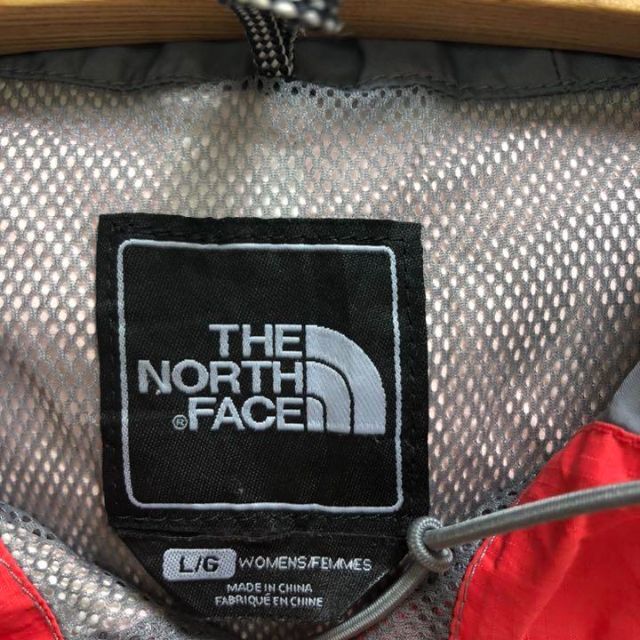 THE NORTH FACE(ザノースフェイス)のノースフェイス◆Hyvent ナイロンジャケット 赤 レディース　L レディースのジャケット/アウター(ブルゾン)の商品写真