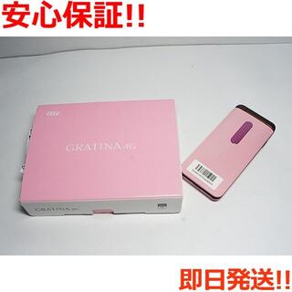 キョウセラ(京セラ)の新品 au KYF31 GRATINA 4G ピンク (携帯電話本体)