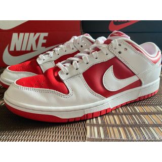 ナイキ(NIKE)の【中古】NIKE DUNK LOW "CHAMPIONSHIP RED"(スニーカー)