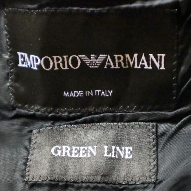 Emporio Armani(エンポリオアルマーニ)のエンポリオアルマーニ EMPORIO ARMANI テーラードジャケットブラック メンズのジャケット/アウター(テーラードジャケット)の商品写真