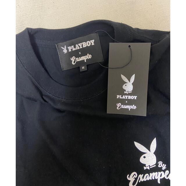 PLAYBOY(プレイボーイ)のPLAY BOY × Example  コラボTシャツ men's Tシャツ メンズのトップス(Tシャツ/カットソー(半袖/袖なし))の商品写真