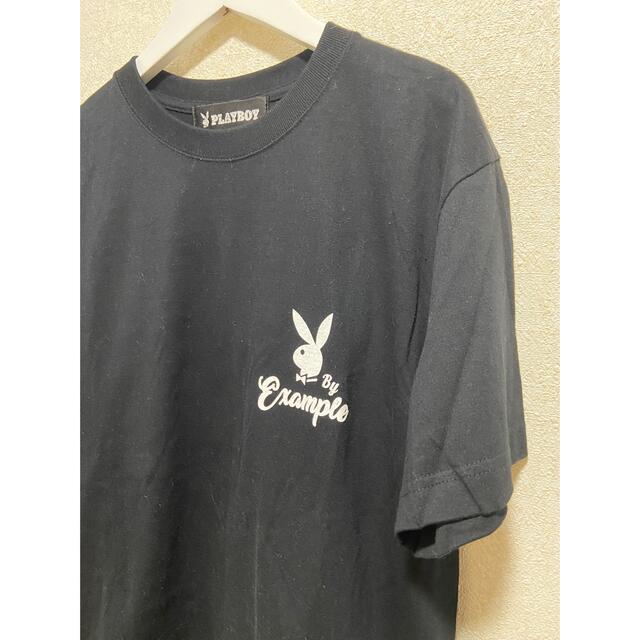 PLAYBOY(プレイボーイ)のPLAY BOY × Example  コラボTシャツ men's Tシャツ メンズのトップス(Tシャツ/カットソー(半袖/袖なし))の商品写真