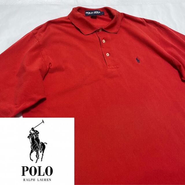 POLO RALPH LAUREN(ポロラルフローレン)の90s 古着 ポロゴルフ ラルフローレン 刺繍ロゴ ビッグシルエット ゆるだぼ メンズのトップス(ポロシャツ)の商品写真