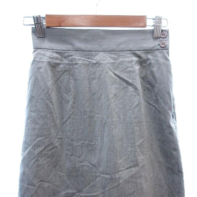 STRAWBERRY-FIELDS(ストロベリーフィールズ)のストロベリーフィールズ タイトスカート ひざ丈 1 グレー /AU レディースのスカート(ひざ丈スカート)の商品写真