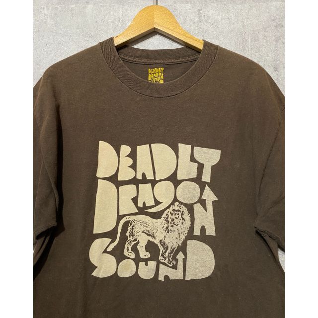 00sUSA製▽DEADLY DRAGON SOUND レコード店 半袖Tシャツ メンズのトップス(Tシャツ/カットソー(半袖/袖なし))の商品写真