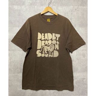 00sUSA製▽DEADLY DRAGON SOUND レコード店 半袖Tシャツ(Tシャツ/カットソー(半袖/袖なし))